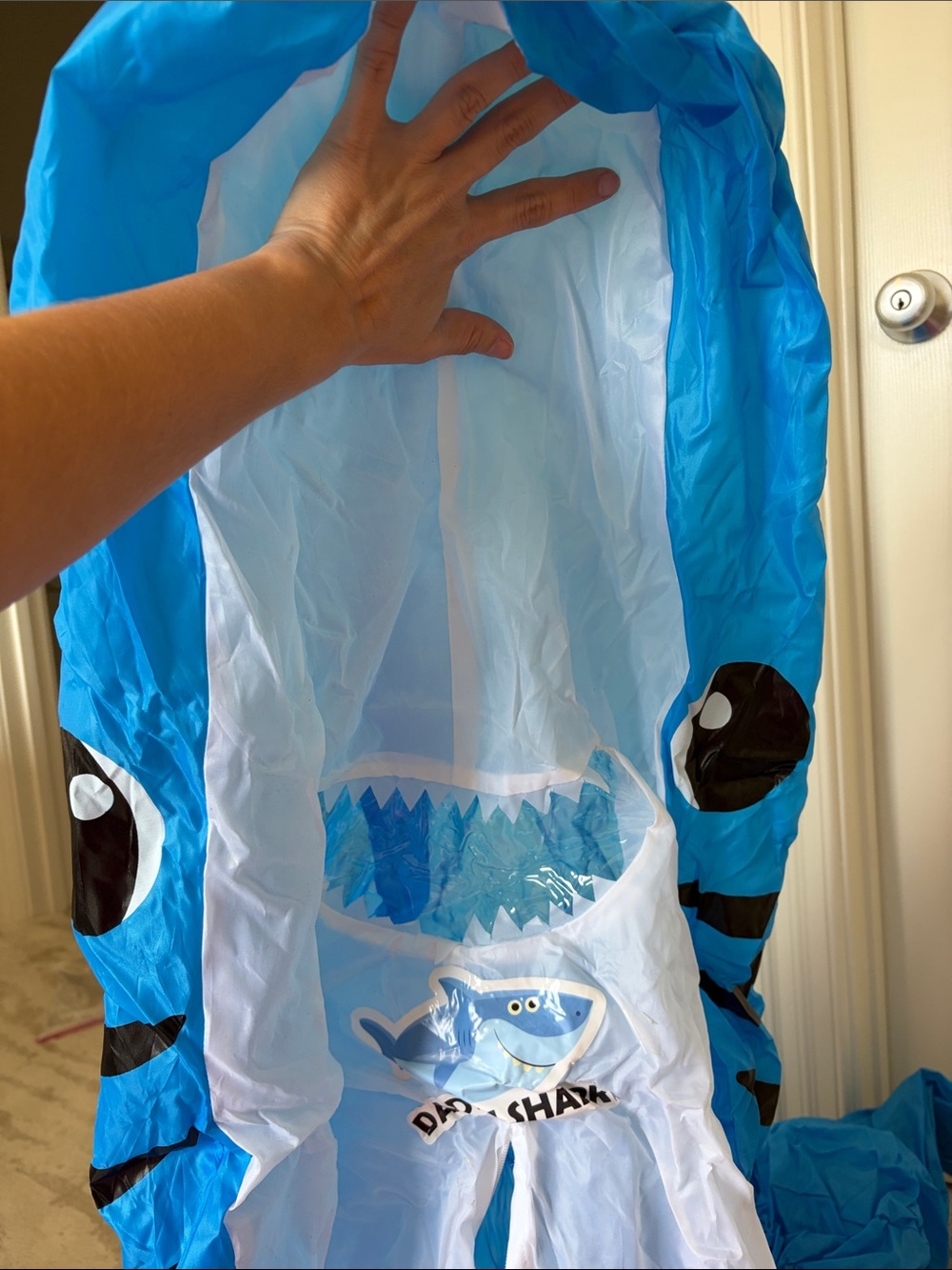 INFLATABLE! DADDY SHARK!! Costume